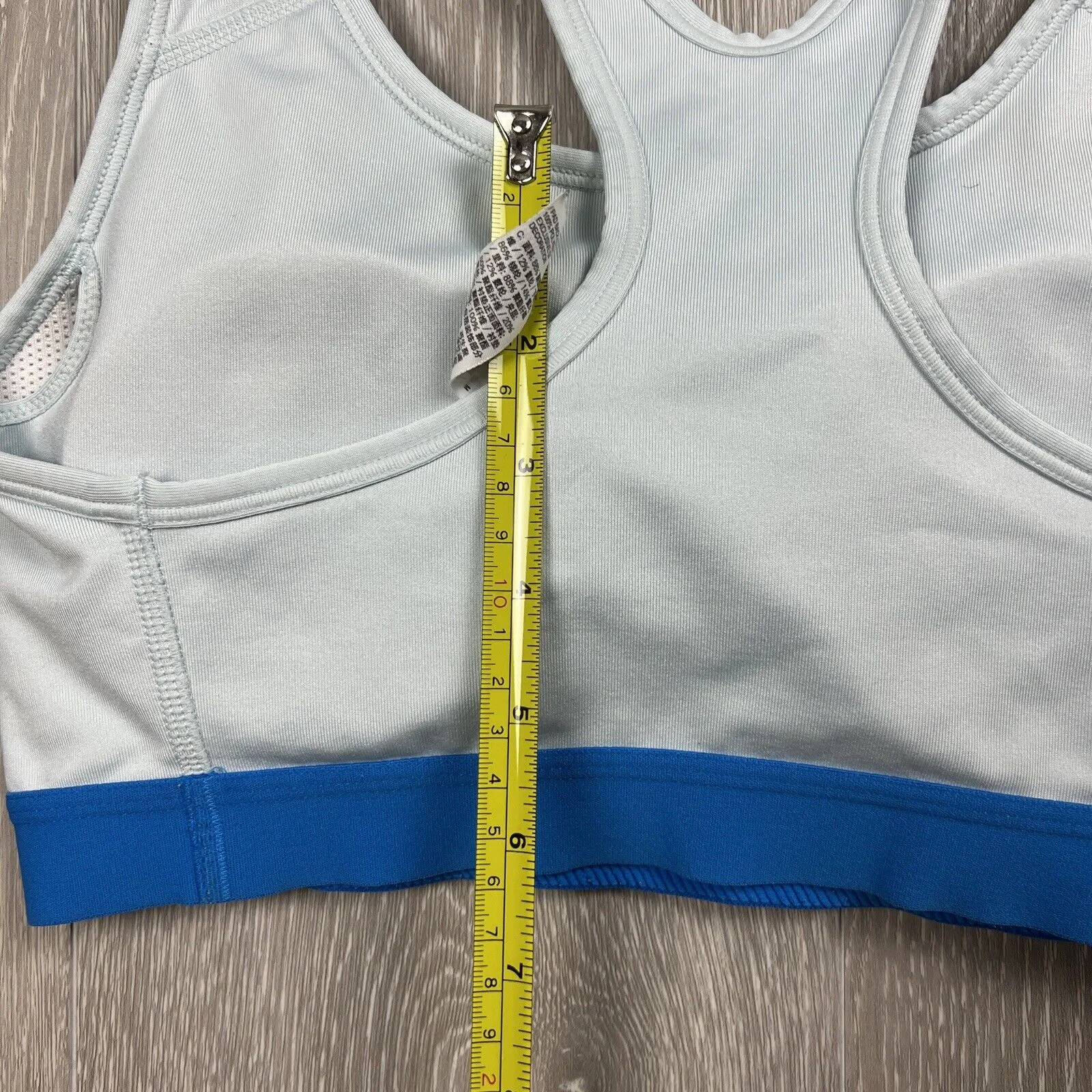 Nike Dry fit Women’s Blue Sports Bra Size Medium