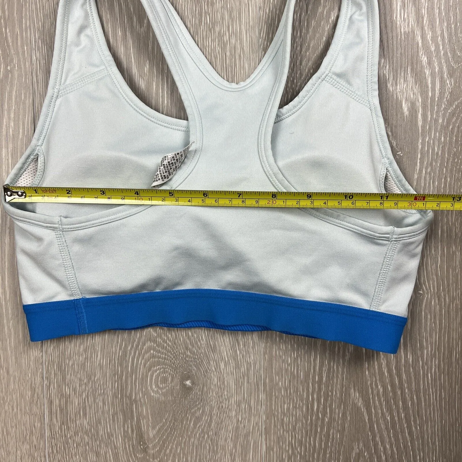 Nike Dry fit Women’s Blue Sports Bra Size Medium