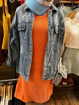 Orange Tank Dress