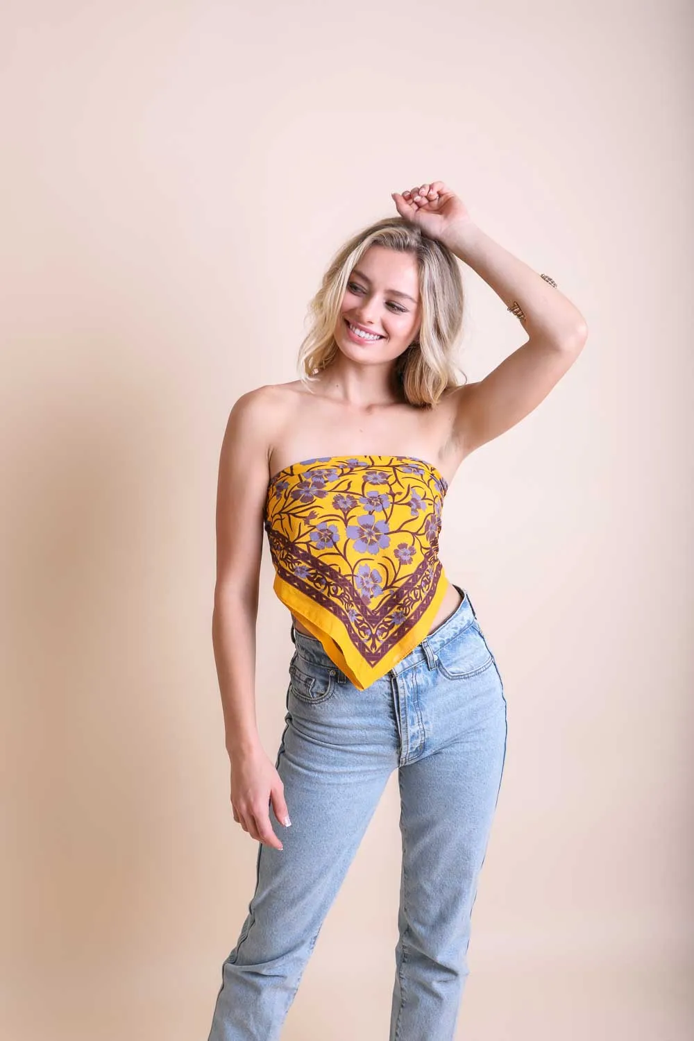 Oversized Floral Anemone Bandana (3 colors)