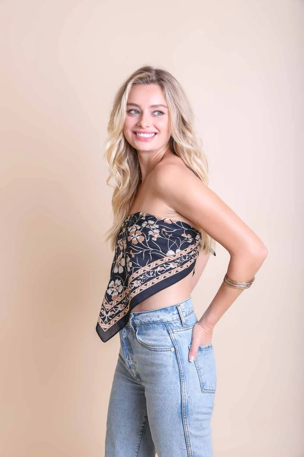 Oversized Floral Anemone Bandana (3 colors)