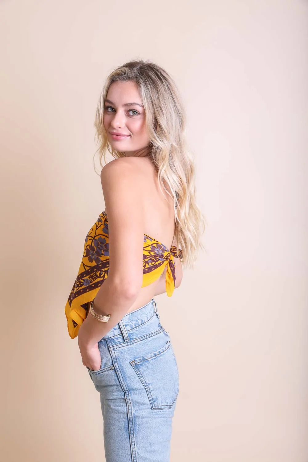 Oversized Floral Anemone Bandana (3 colors)