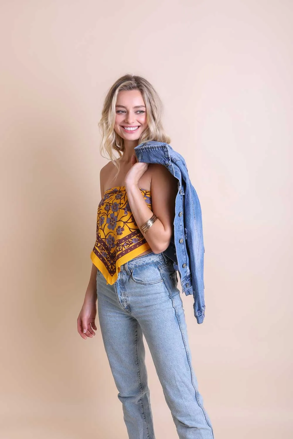 Oversized Floral Anemone Bandana (3 colors)