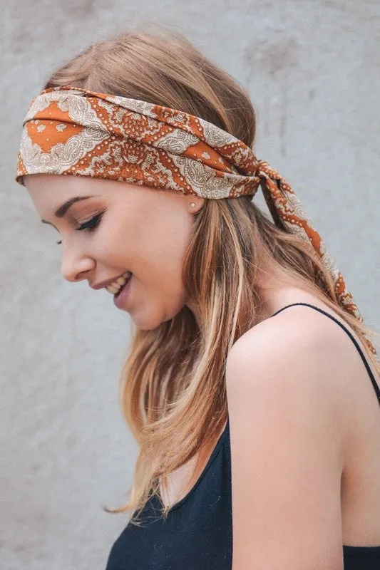 PALERMO PRINTED HEAD SCARF