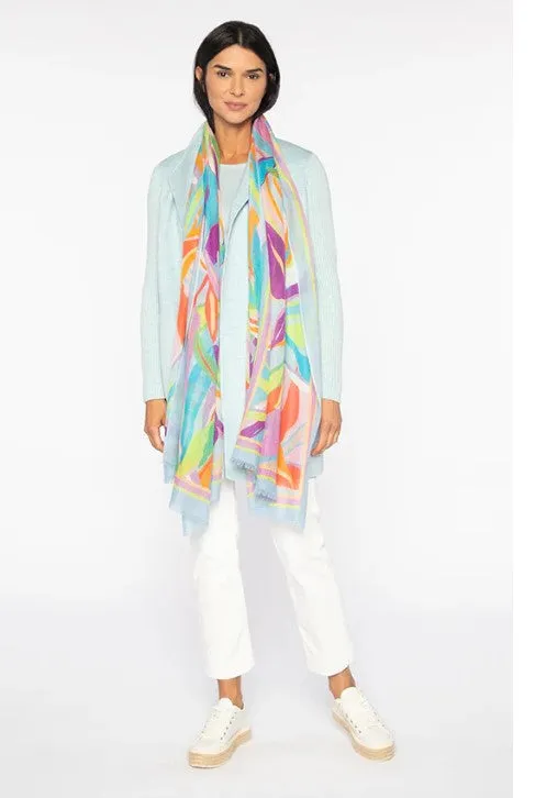 PALM PRINT SCARF  LRAS4-212