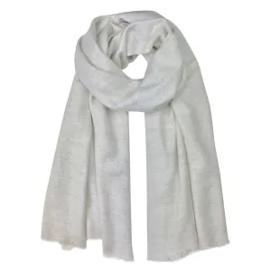 Pearl Herringbone Cashmere Scarf