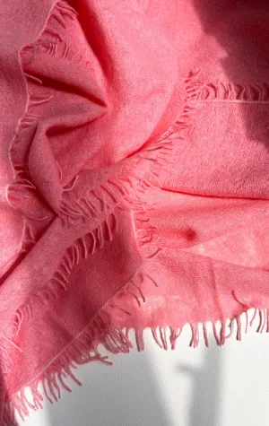 Peony Felted cashmere scarf-Sale!