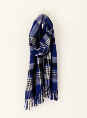 Plaid Baby Alpaca Scarf
