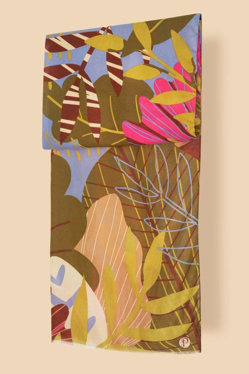 Powder Printed Autumn Hedgerow Scarf