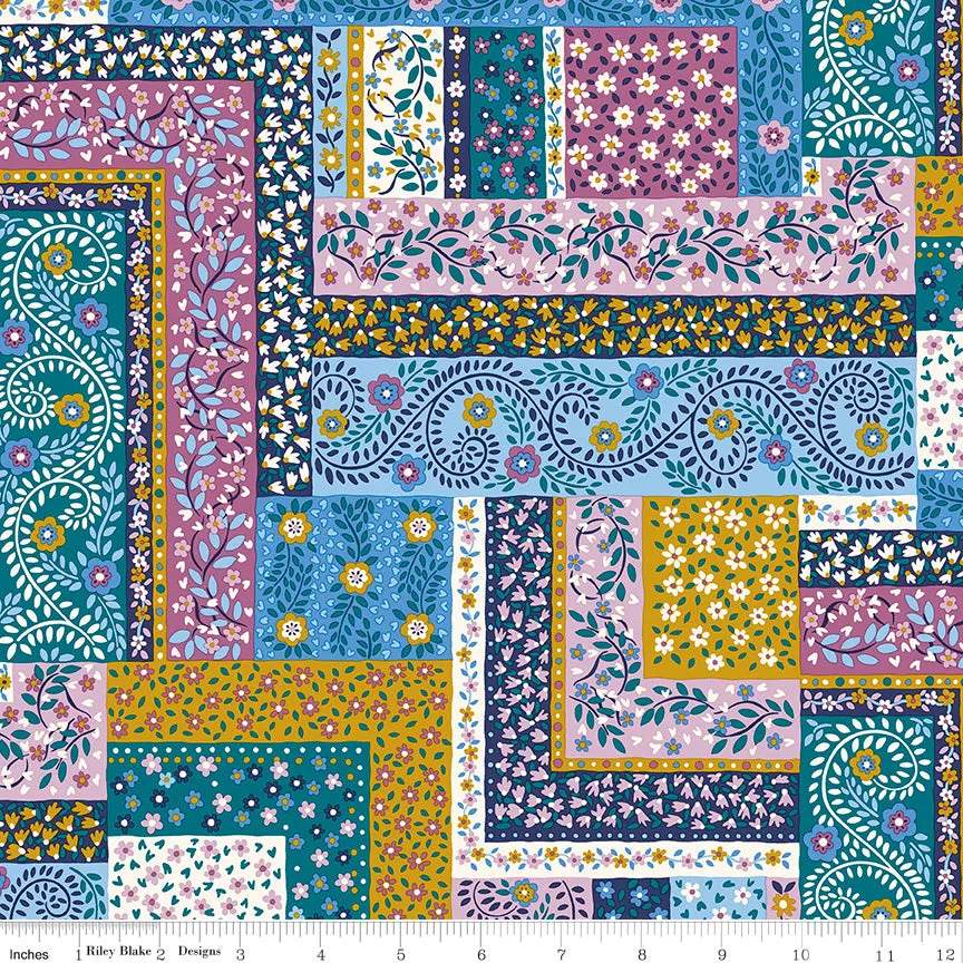 *PRE-ORDER* Tudor Celebration, Patchwork Scarves A