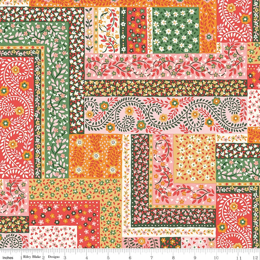 *PRE-ORDER* Tudor Celebration, Patchwork Scarves B