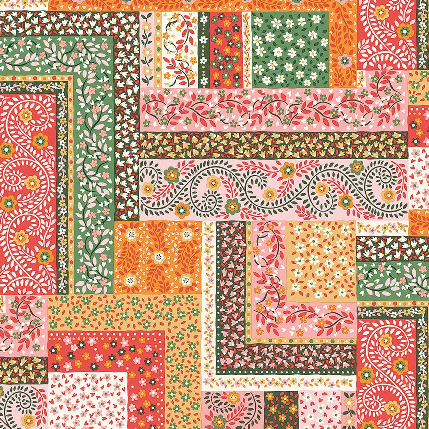 *PRE-ORDER* Tudor Celebration, Patchwork Scarves B