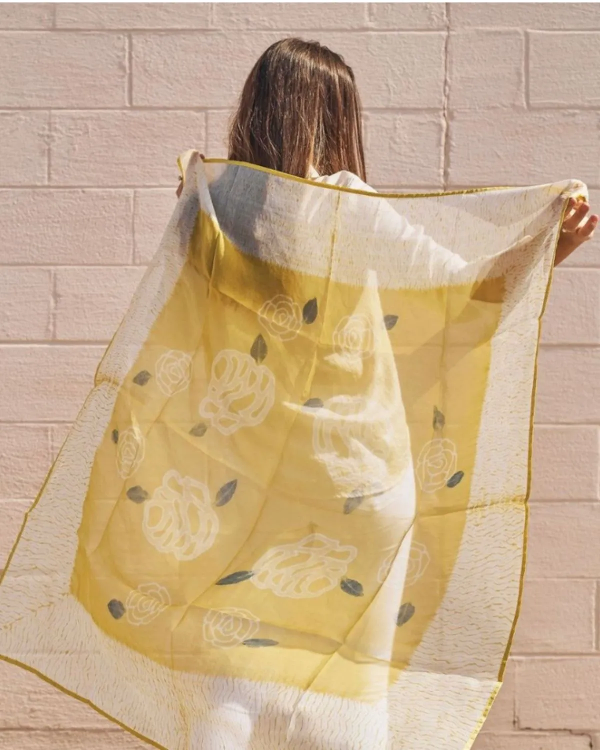 Primrose Yellow Silk Scarf
