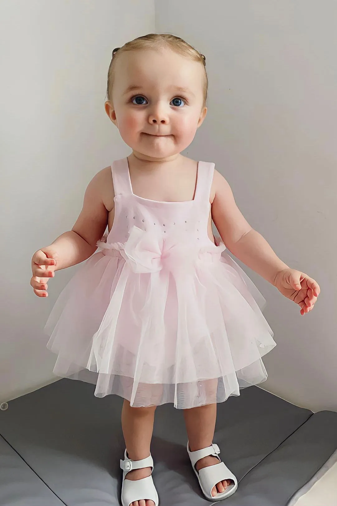 "Kiara" Pink Tutu Romper