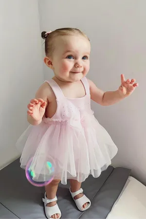 "Kiara" Pink Tutu Romper