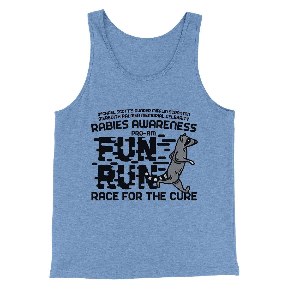 Rabies Awareness Fun Run Men/Unisex Tank Top