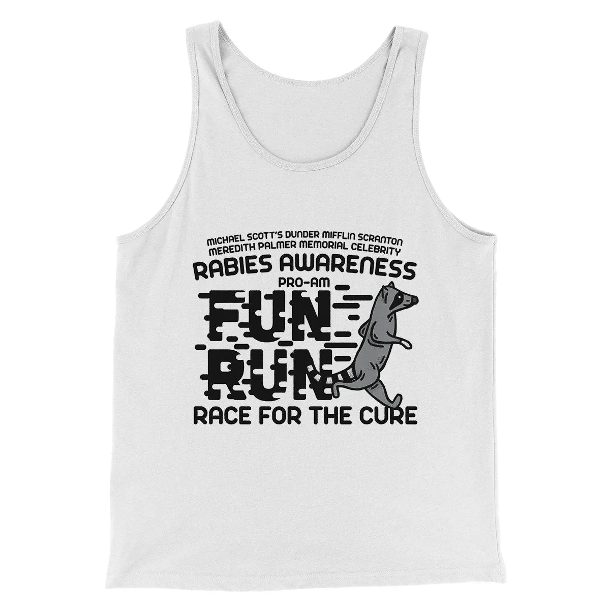 Rabies Awareness Fun Run Men/Unisex Tank Top