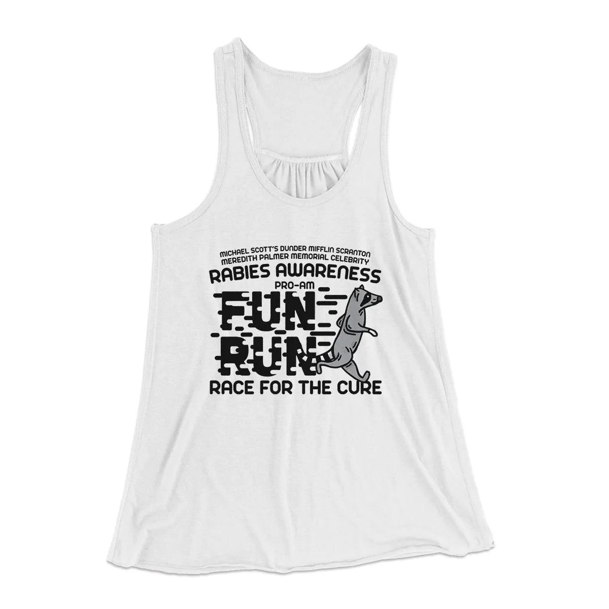 Rabies Awareness Fun Run Women's Flowey Tank Top