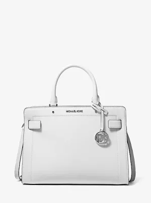 Rayne Medium Saffiano Leather Satchel