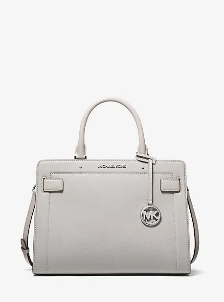 Rayne Medium Saffiano Leather Satchel