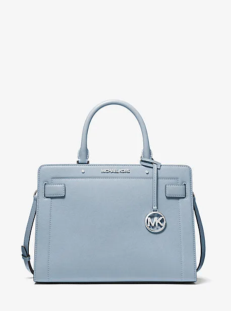 Rayne Medium Saffiano Leather Satchel