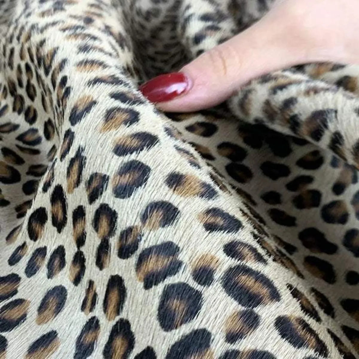 Real Leopard Print Ponyskin Wholehide