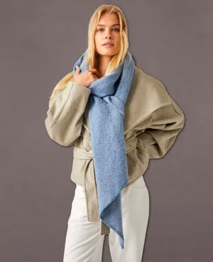 Recycled Scarf Slate Blue