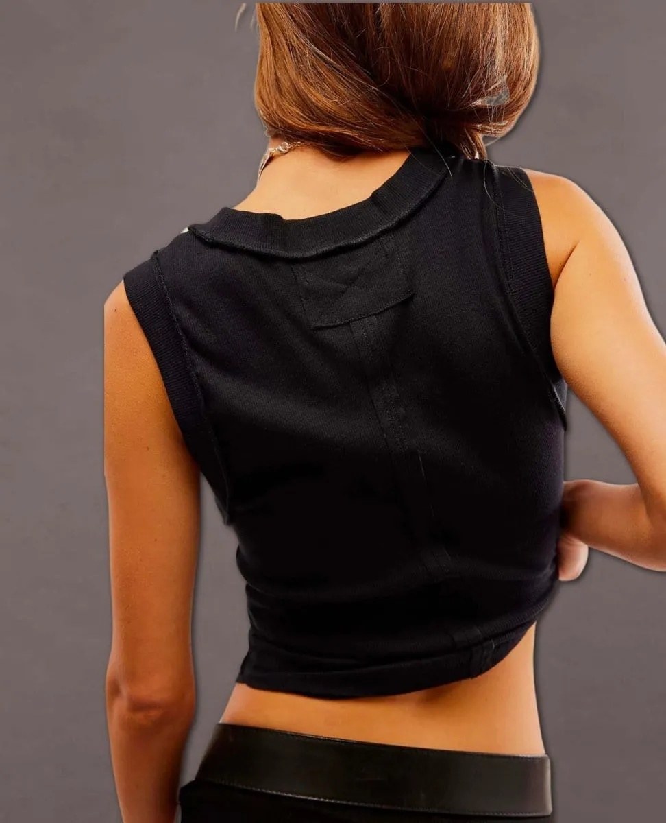 Restock of Kate Short Sleeve Tee Black