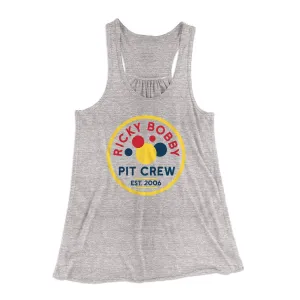 Ricky Bobby Pit Crew Women's Flowey Tank Top