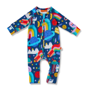 Rocket Ride Long Sleeve Romper