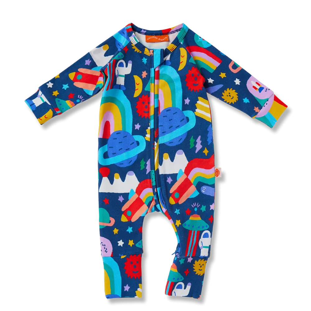 Rocket Ride Long Sleeve Romper