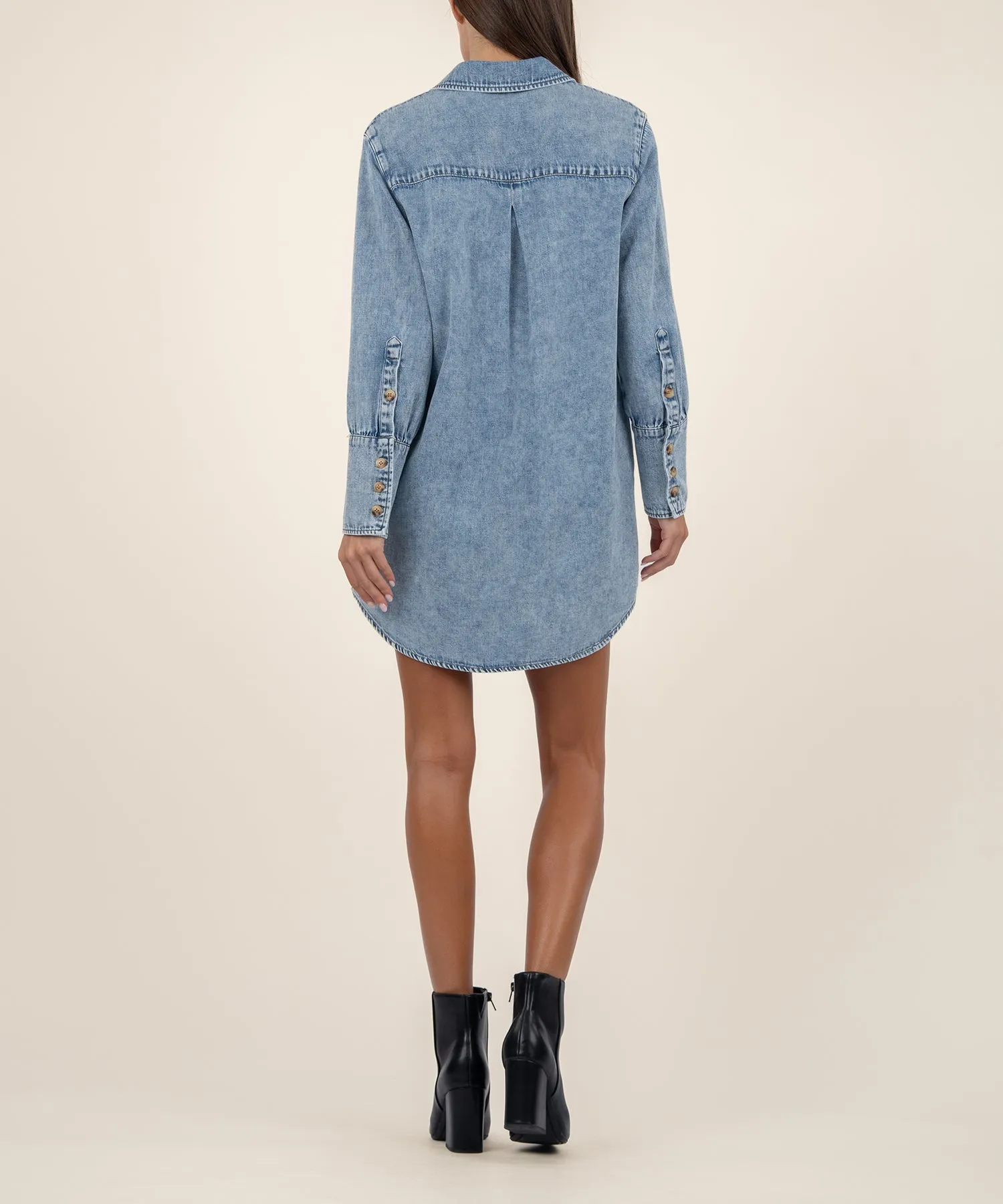 Rooney Denim Shirt Dress - FINAL SALE