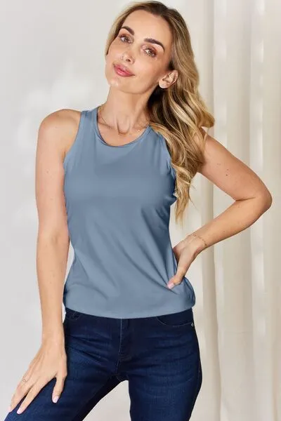 Round Neck Racerback Tank