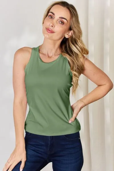 Round Neck Racerback Tank