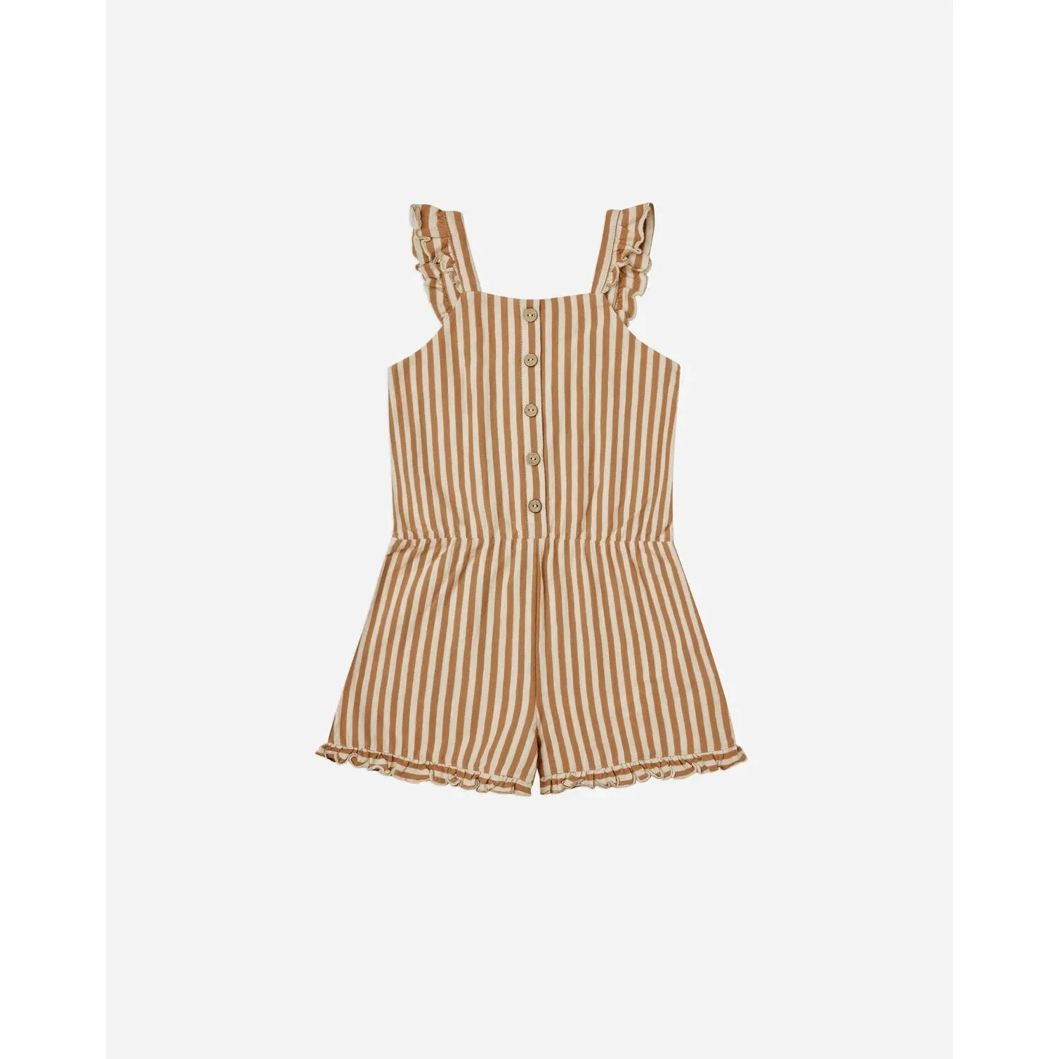 Rylee & Cru Camel Stripe Addy Romper