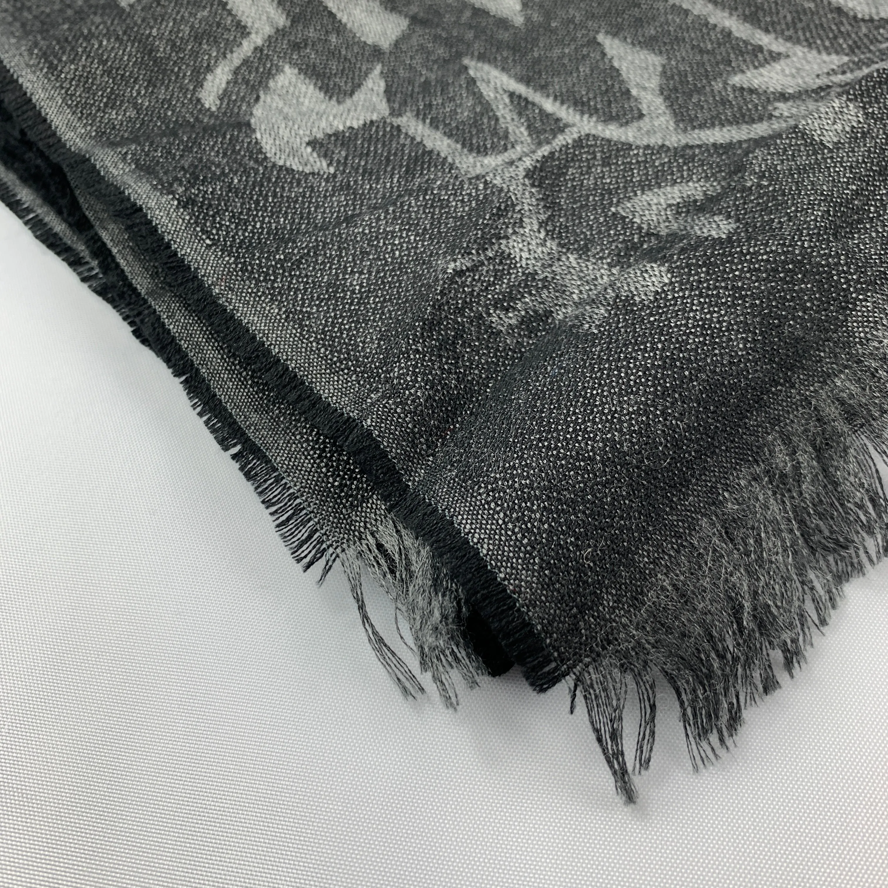 Salvatore Ferragamo Letters Scarf in Black