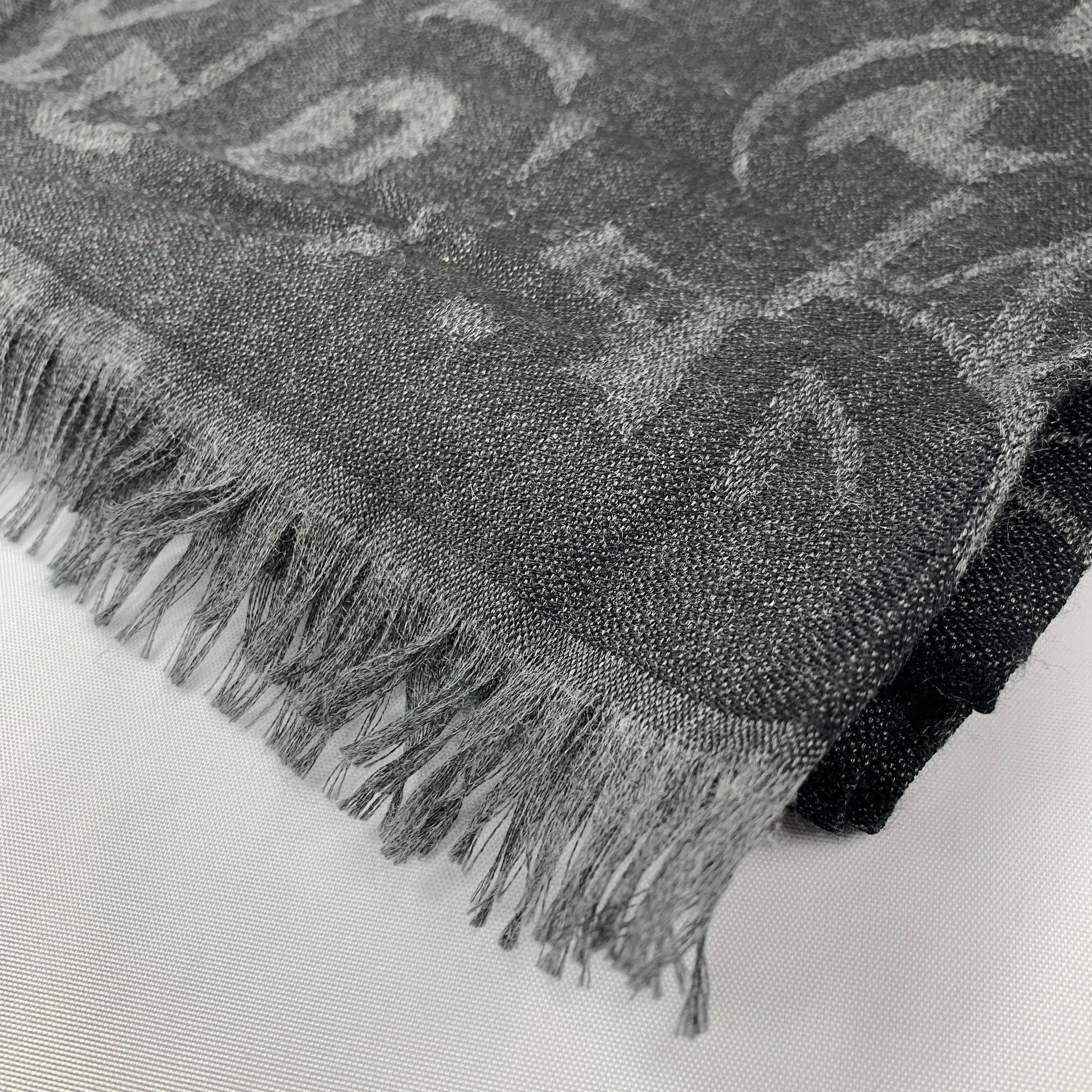 Salvatore Ferragamo Letters Scarf in Black