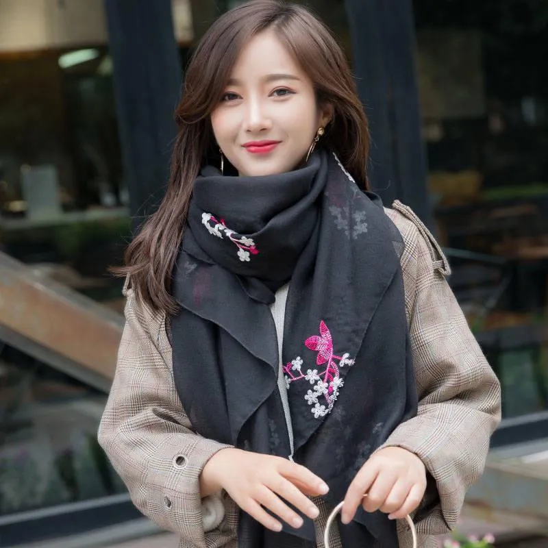 Scarf Printed Female Scarf Women Gift All-match Scarves Decoration Accessories Cotton Scarf