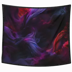 Scarf smokeflow purple printed