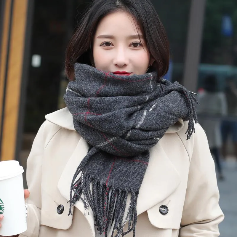 Scarves Winter Women Cashmere Scarf Women Wool Scarves Long Shawl Wrap Blanket