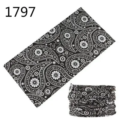 Seamless Scarf Magic Bandana Neck wrap Gaiter Paisley Headband Fishing Tube
