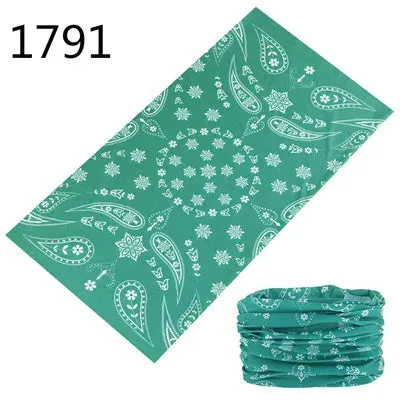 Seamless Scarf Magic Bandana Neck wrap Gaiter Paisley Headband Fishing Tube