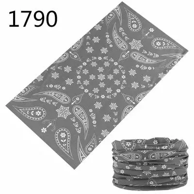 Seamless Scarf Magic Bandana Neck wrap Gaiter Paisley Headband Fishing Tube