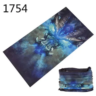 Seamless Scarf Magic Bandana Neck wrap Gaiter Paisley Headband Fishing Tube