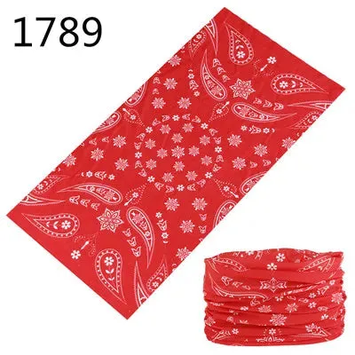 Seamless Scarf Magic Bandana Neck wrap Gaiter Paisley Headband Fishing Tube
