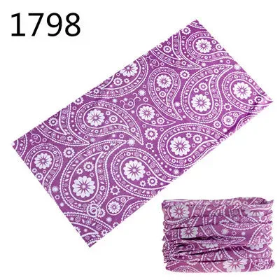 Seamless Scarf Magic Bandana Neck wrap Gaiter Paisley Headband Fishing Tube