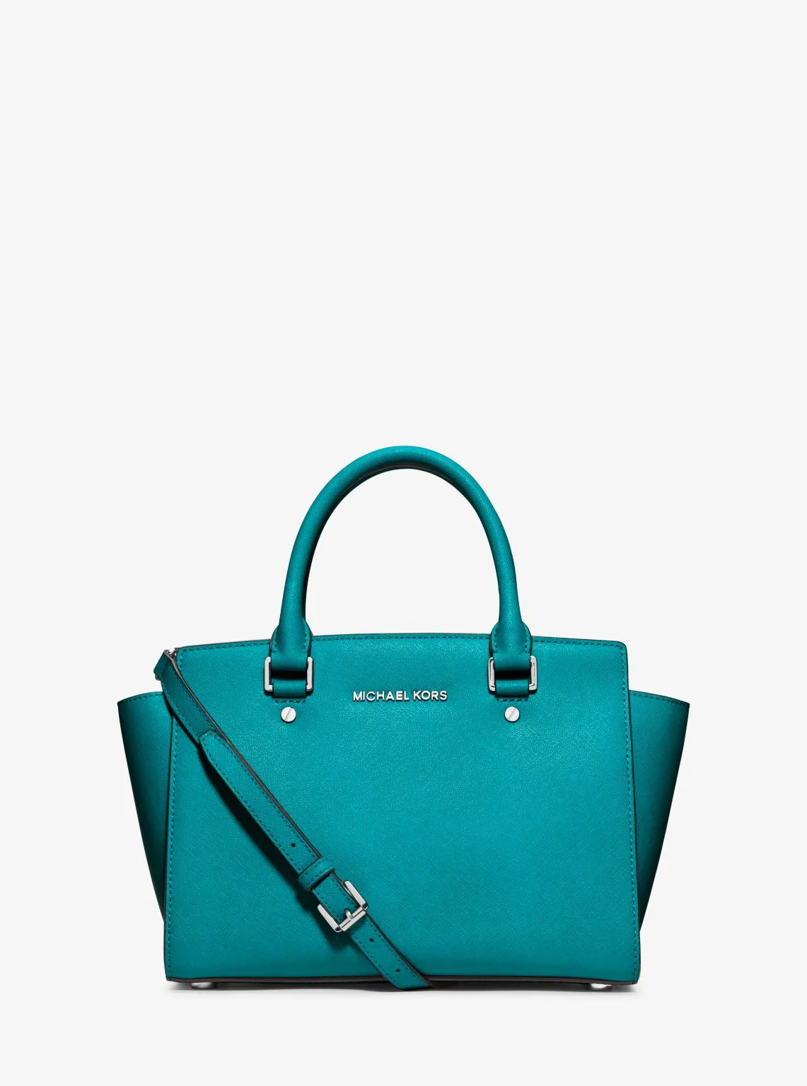 Selma Medium Saffiano Leather Satchel