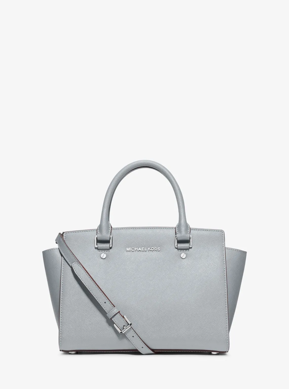 Selma Medium Saffiano Leather Satchel