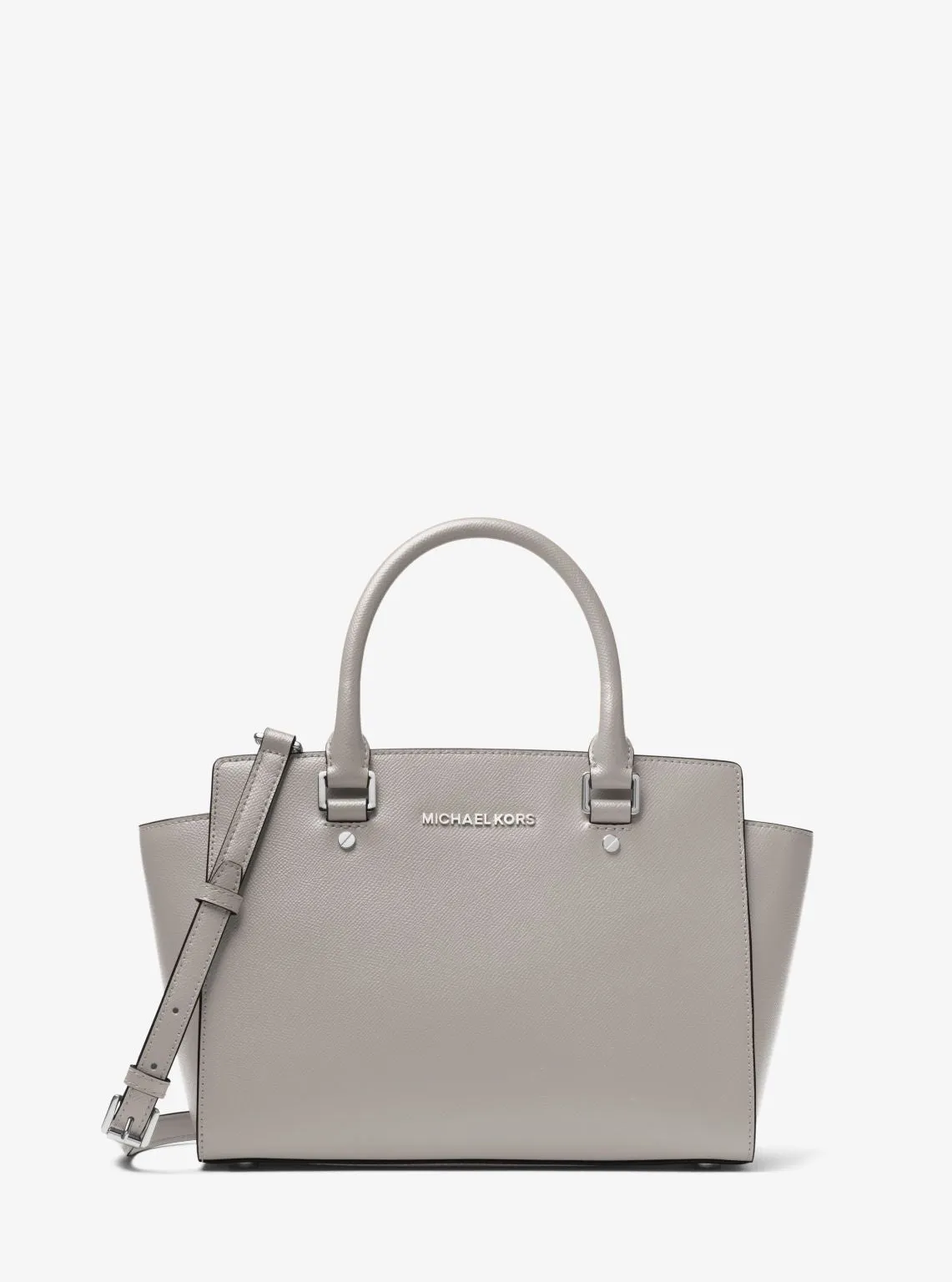 Selma Medium Saffiano Leather Satchel