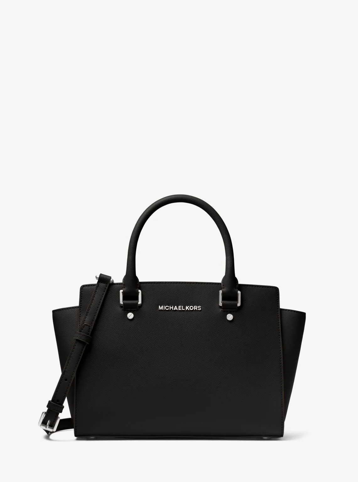 Selma Medium Saffiano Leather Satchel
